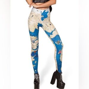 Blackmilk Clothing Westeros Leggings Size M NWT Game of Thrones